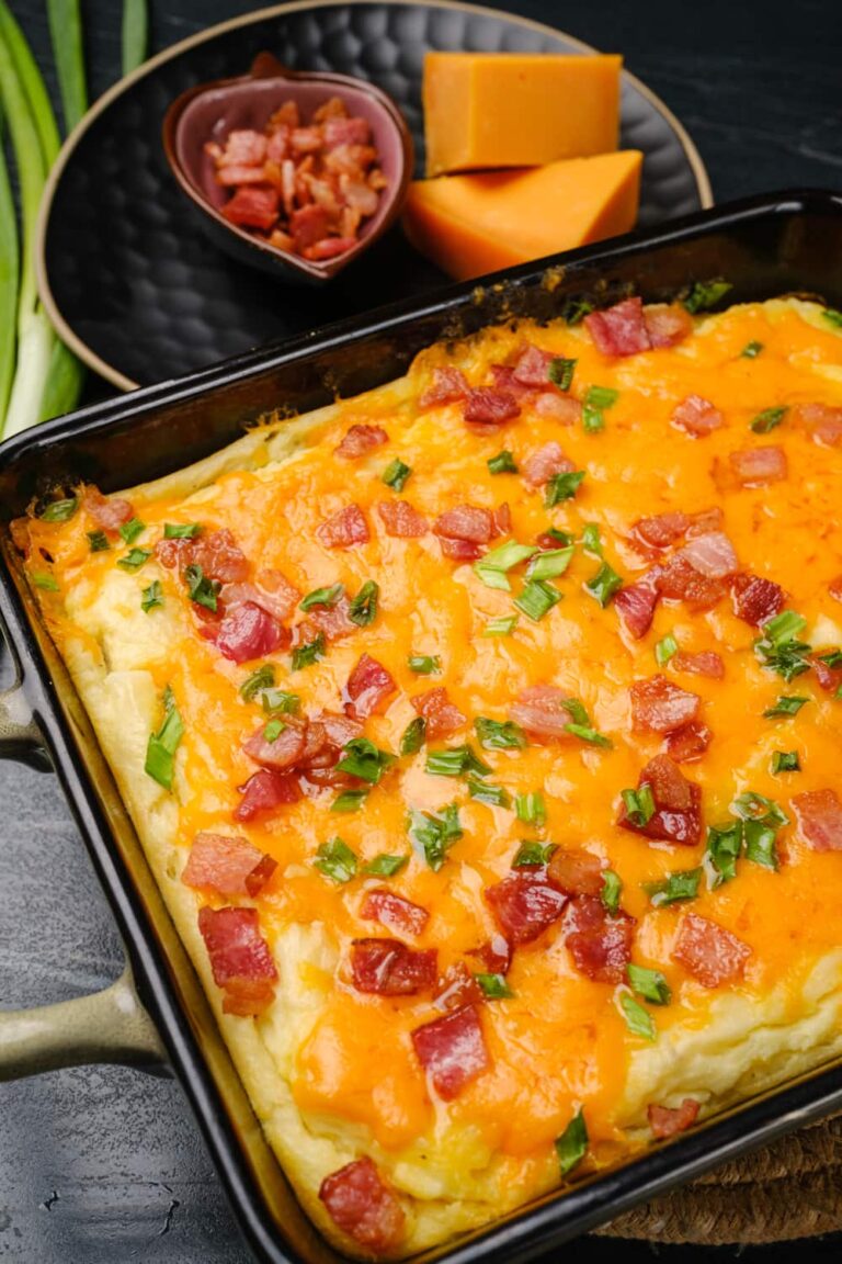 Creamy Baked Mashed Potatoes