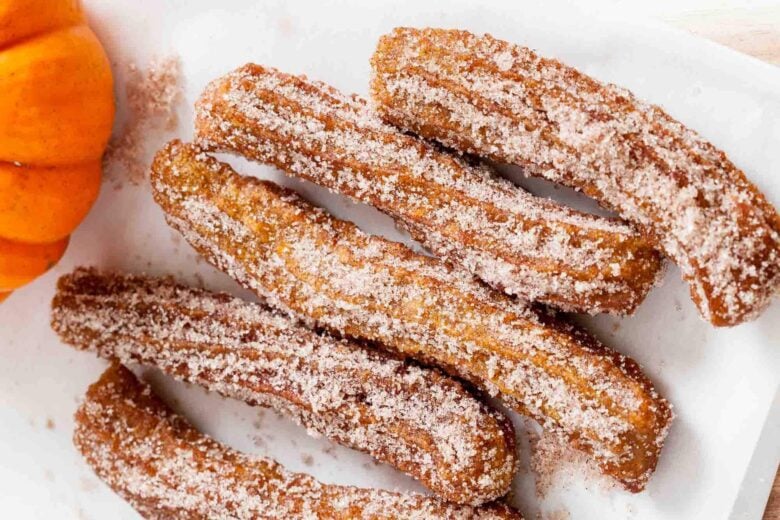 finished pumpkin churros.