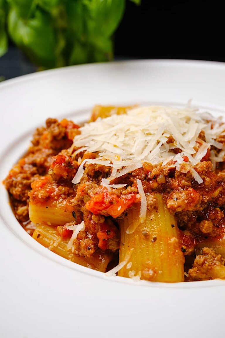 Rigatoni Bolognese