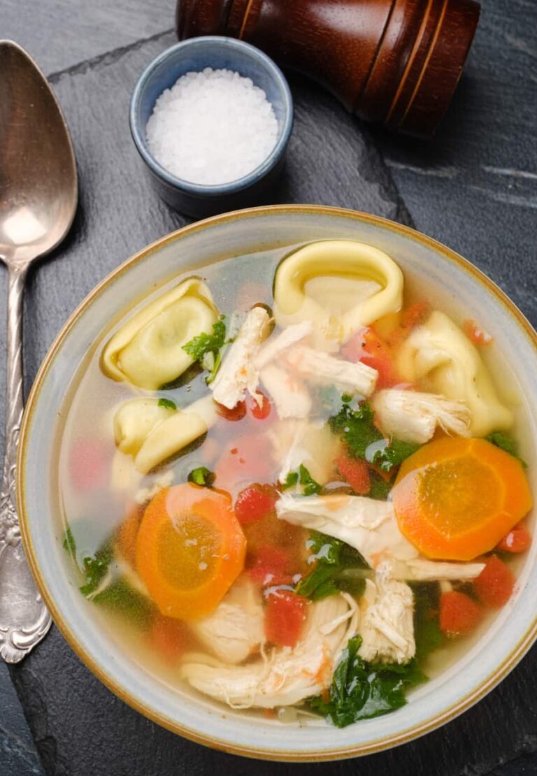 Chicken Tortellini Soup