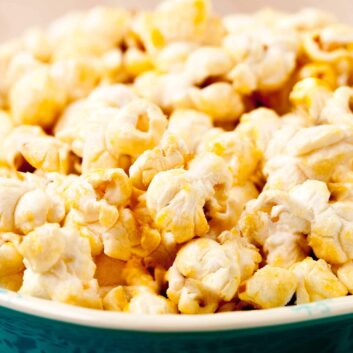 freshly popped kettle corn.