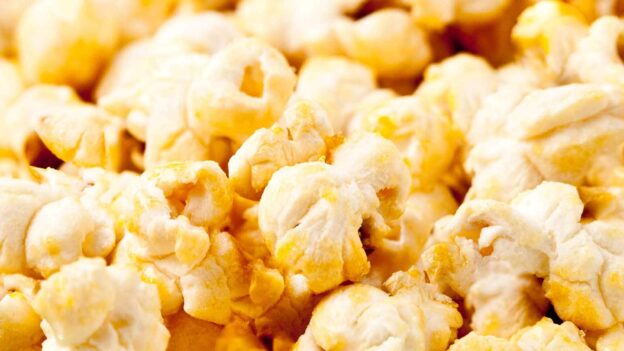 freshly popped kettle corn.
