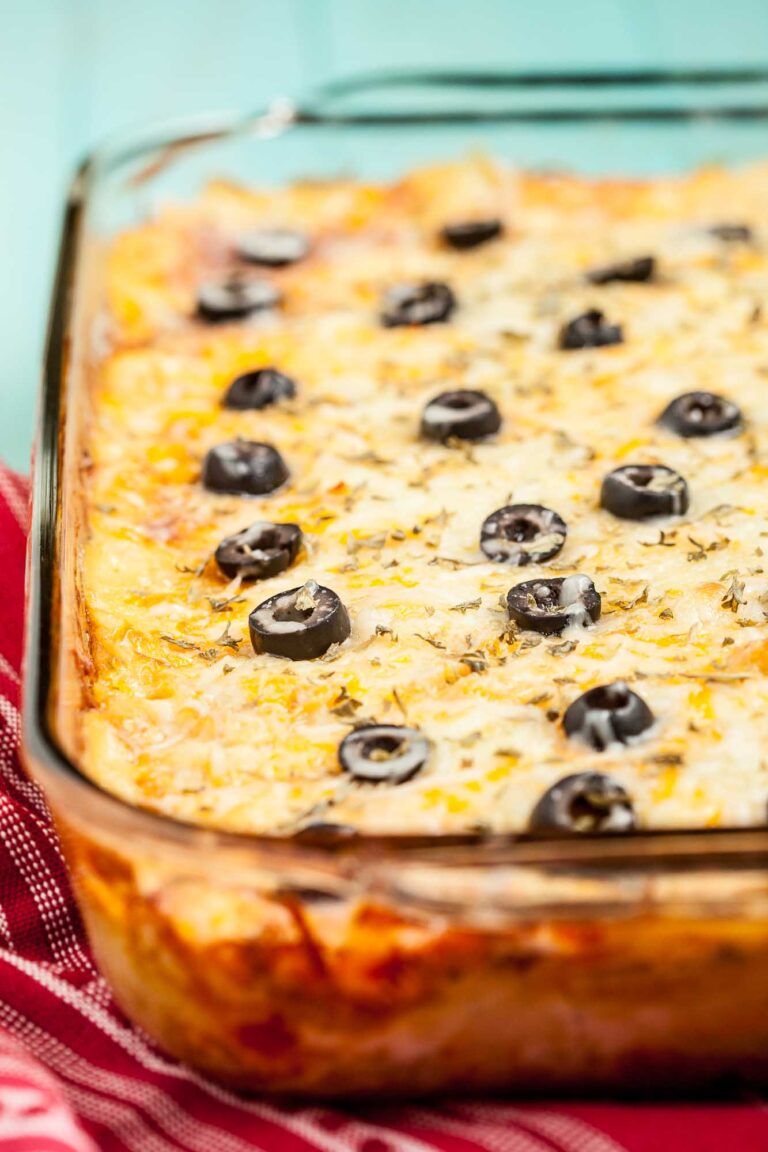 White Chicken Enchilada Casserole