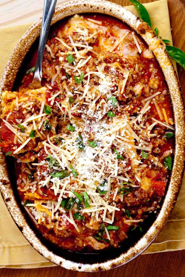 baked ravioli casserole