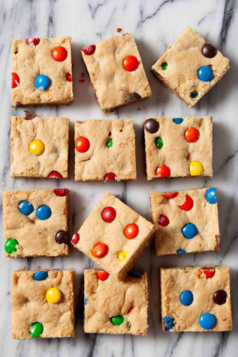 M&M Cookie Bars