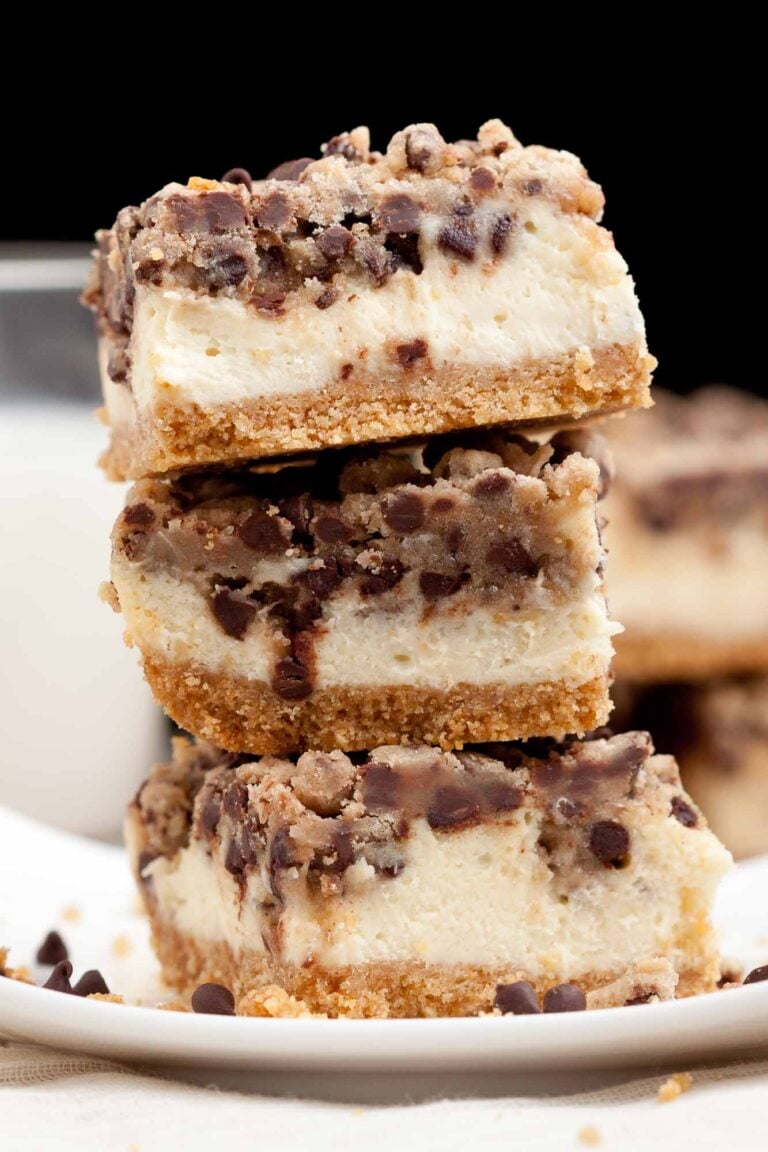 Chocolate Chip Cheesecake Bars
