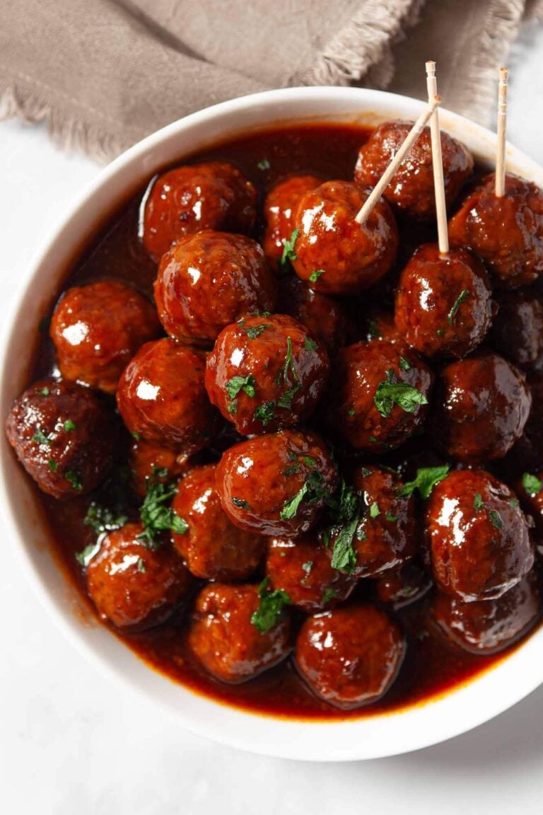 Grape Jelly Meatballs