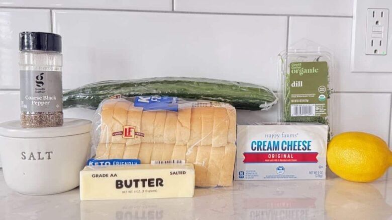 Cucumber Sandwich Ingredients